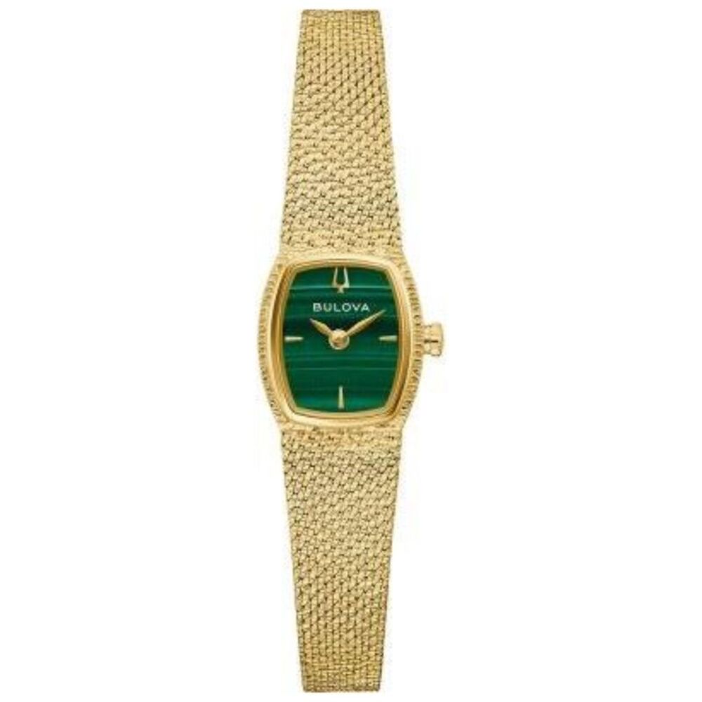 Bulova Women's Goddess of Time Green Dial Watch - 97L184